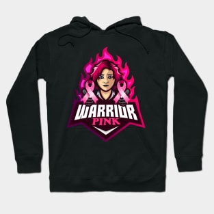 Breast Cancer Awareness, Pink Ribbon Warrior, Superhero Gift Hoodie